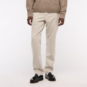 Abercrombie Cream Straight Jeans